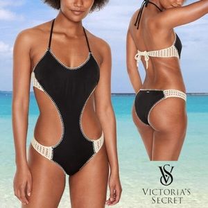 Boho One Piece Crochet Swimsuit